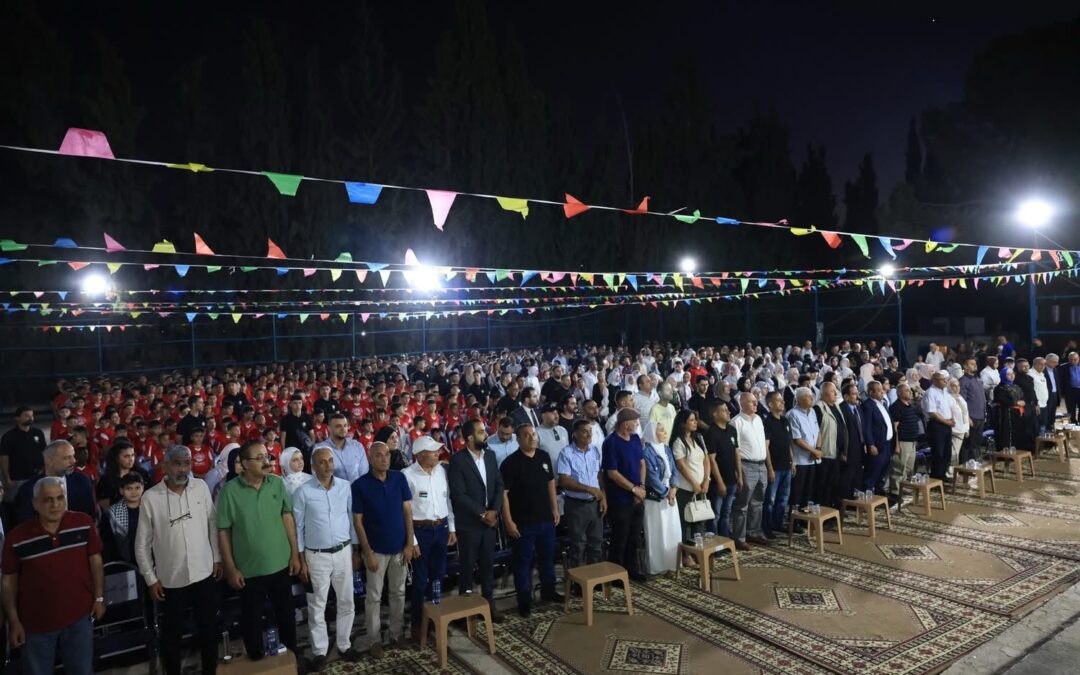 تكريم السيد ميشيل الصايغ تقديرًا لدعمه ورعايته للحفل